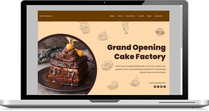 Sito Web Vetrina Esempio 28